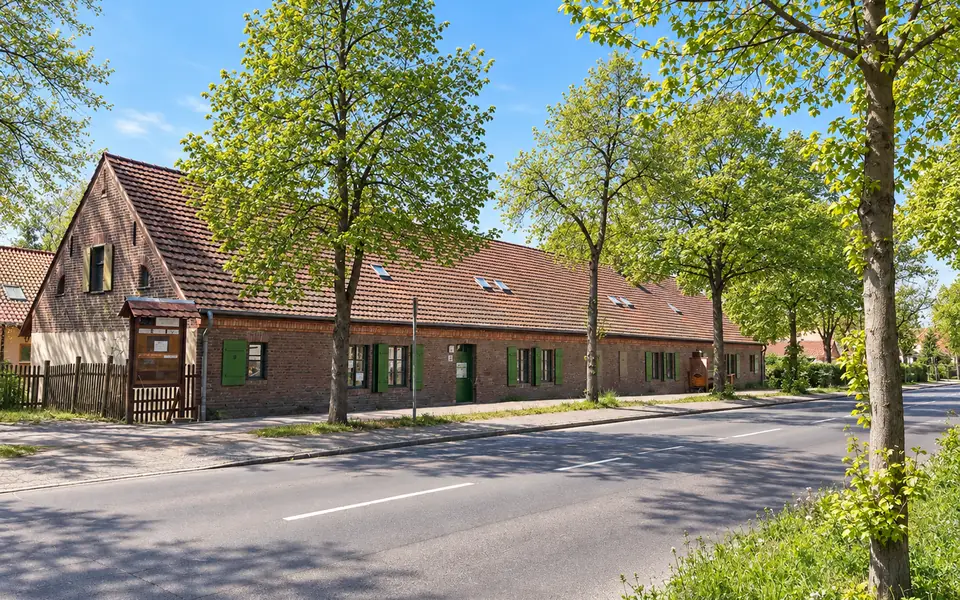 Historische Dorfkate in Falkenberg