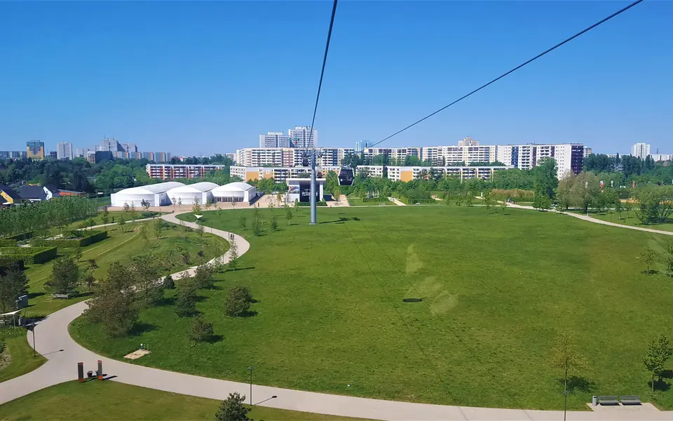 Gärten der Welt mit Seilbahn in Marzahn