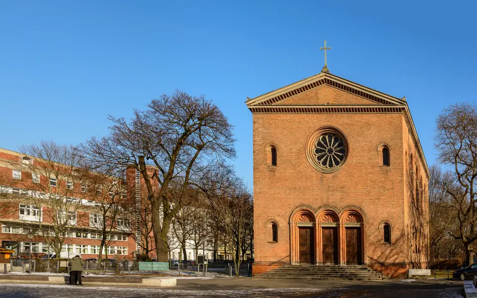 Alte Nazarethkirche am Leopoldplatz im Wedding